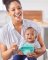 SKIP HOP Miska z łyżeczką w etui ochronnym Easy Serve Teal 240 ml, 3m+