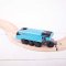 Bigjigs Rail Locomotiva elettrica Mallard blu