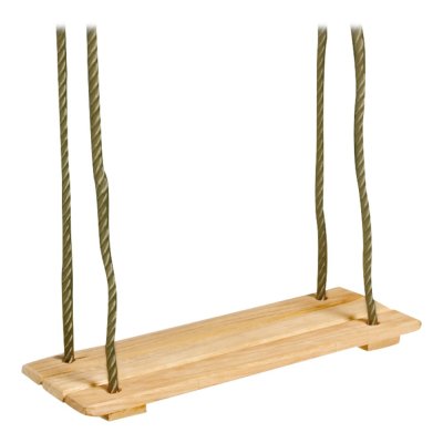 small foot Holzspielzeug Schaukel für den Außenbereich Natur