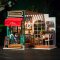 RoboTime 3D Holzpuzzle Miniatur Puppenhaus Café