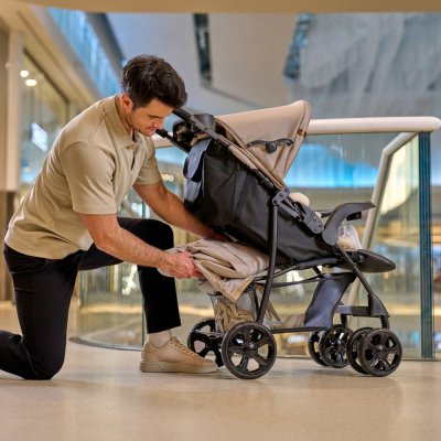 LIONELO Carrinho de passeio Emma Plus Coral Pink