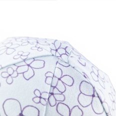 Čepice tenká TISK Outlast® - sv.mentolová kytičky