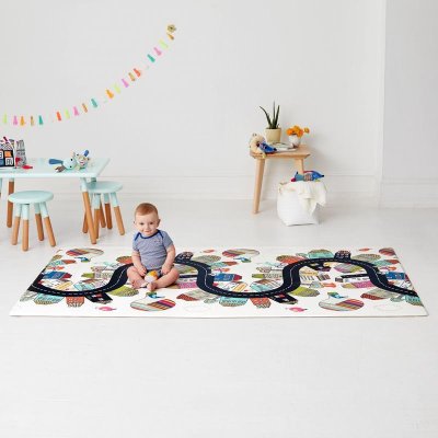 SKIP HOP Spielmatte ohne PVC und BPA 218x132cm Vibrant Village 0m+