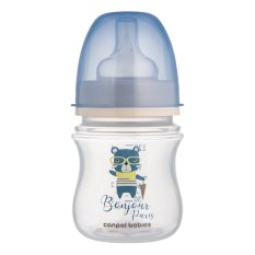 CANPOL BABIES Weithalsflasche Bonjour Paris 120 ml blau