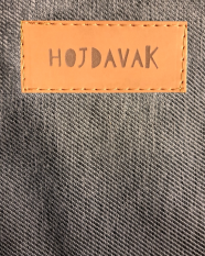 Hängande gungstol gråmelerad HOJDAVAK MAXI med kudde - utomhustyg, Svart rep