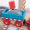 Bigjigs Rail Kran mit Kies
