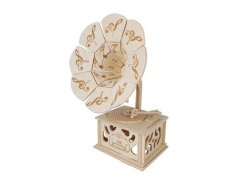Woodcraft Puzzle 3D din lemn - Gramofon