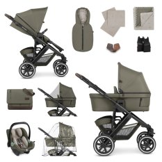 ABC DESIGN Kinderwagen gecombineerd Salsa 4 Air Starterset tarwe 2024