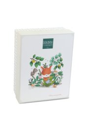 Doudou Dárková sada Plyšová liška Romarin s dečkou 28 cm