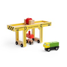 Bigjigs Rail Hölzerner Portalkran