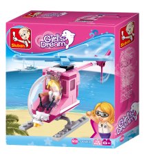 Sluban Girls Dream Holidays M38-B0600D Helikopter plażowy