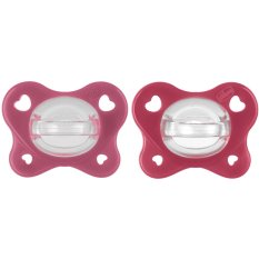 CHICCO Schnuller PhysioForma® Dual Soft rosa 16-36m, 2 Stk.