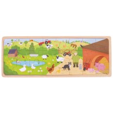 Bigjigs Toys Puzzle Na Farmie
