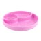 CHICCO Silikonteller, rosa 12m+