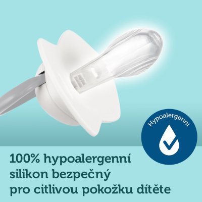 CANPOL BABIES Set symmetrischer Silikonschnuller 18m+ Bonjour Paris blau