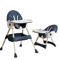 Detská jedálenská stolička 2v1 - Modrá