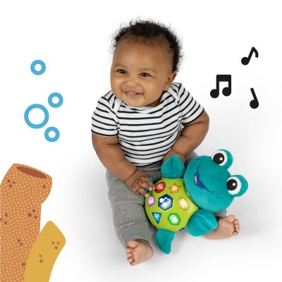 BABY EINSTEIN Neptune's Cuddly Composer™ muzikaal interactief schildpadspeelgoed 6m+