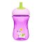 Kubek CHICCO Advanced ze słomkowym ustnikiem 266 ml fioletowy 12m+