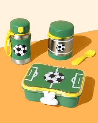 SKIP HOP Spark Style Snackbox 700 ml Fußball 3 Jahre+