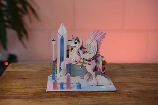 EscapeWelt 3D lesene sestavljanke Samorog