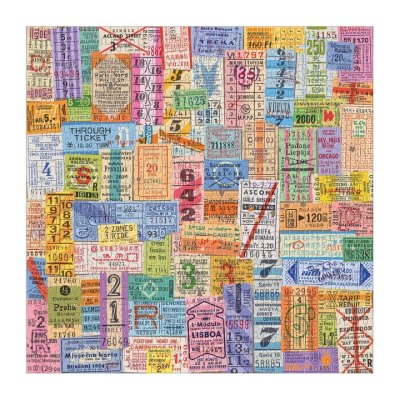 Galison Puzzle Vintage-Fahrkarten 500 Teile