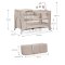 KINDERKRAFT Reisebett Joy 2 mit Zubehör Beige