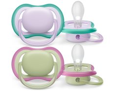 Philips AVENT Schnuller Ultra Air Neutral 0-6m Mädchen lila, 2 Stk