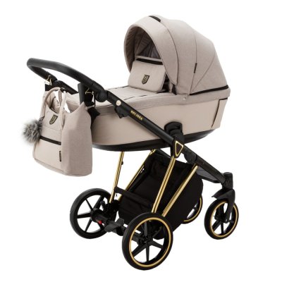 ADAMEX Wózek wielofunkcyjny Belissa Special Edition Beige/Gold