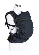 Monkey Mum® Carrie portabebés ergonómico ajustable - Oscuridad plateada