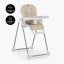 PETITE&MARS Seat cover and tray for children's high chair Gusto Ocher Crowns