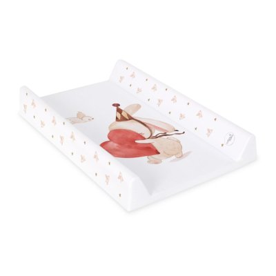 CEBA BABY Wickelauflage 2-seitig mit fester Platte (50x70) Ultra Light Pierrot