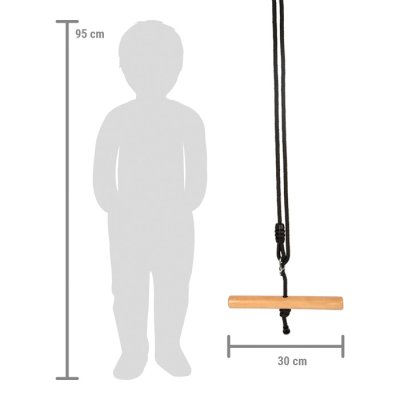 small foot Trapezschaukel Black Line