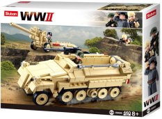 Sluban WWII M38-B0695 Tracteur semi-chenillé allemand - Half Track