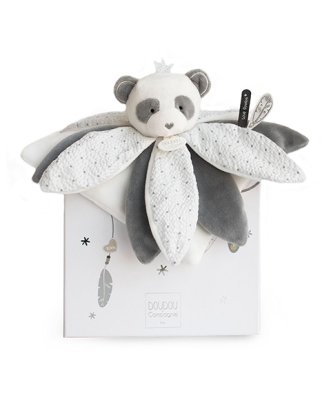 Doudou Set cadou - jucărie panda de pluș 26 cm