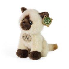 Rappa Plysch Siamesisk Katt 18 cm ECO-FRIENDLY
