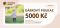Dárkový poukaz v hodnotě 5000 Kč