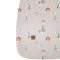 Schlafsack aus ECO-Baumwolle MEDIUM My Farm Powder Pink 50x75 cm 2,5 TOG