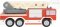 small foot Fire Engine with Rotating Ladder