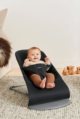 BABYBJÖRN Babywippe Bliss Woven, Schwarz