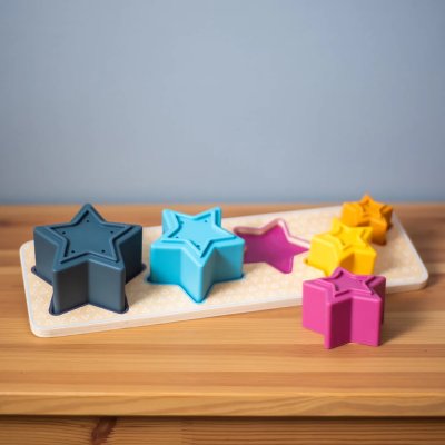 Bigjigs Toys Csillagok formaberakó puzzle