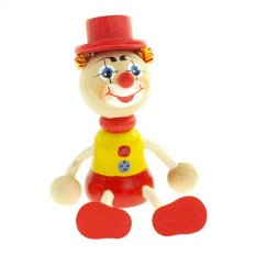 Clown de pantin avec chapeau