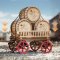 RoboTime 3D Holzbausatz Mechanisches Modell Dampfmaschine