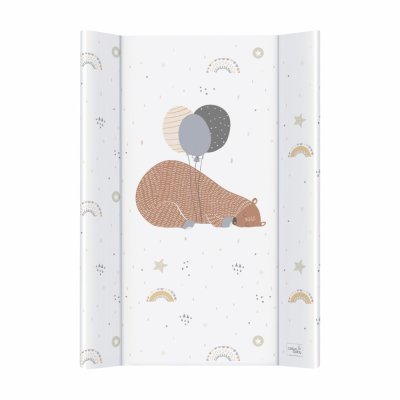 CEBA BABY Wickelauflage 2-seitig mit fester Platte (50x80) Comfort Big Bear