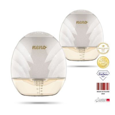 NENO Milchpumpe Duo elektrisch, freihändig, Perla Twin