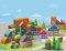 Jeujura Jeu de construction en bois Village de cubes 40 pièces