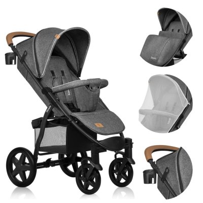 LIONELO Sportska kolica Annet Plus Stone Caramel