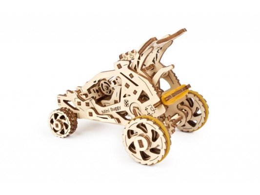 Ugears 3D Drewniane Puzzle Mechaniczne Mini Buggy