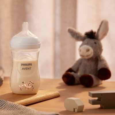 Butelka Philips AVENT Natural Response 260 ml, 1m+, żyrafa