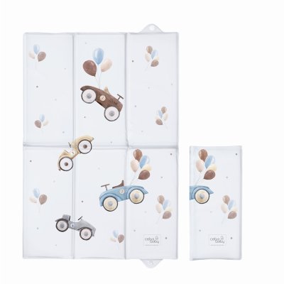CEBA BABY Wickelunterlage Reise (40x60) Retro Cars