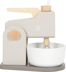 small foot Drevený kuchynský robot 2 v 1 Tasty sivý